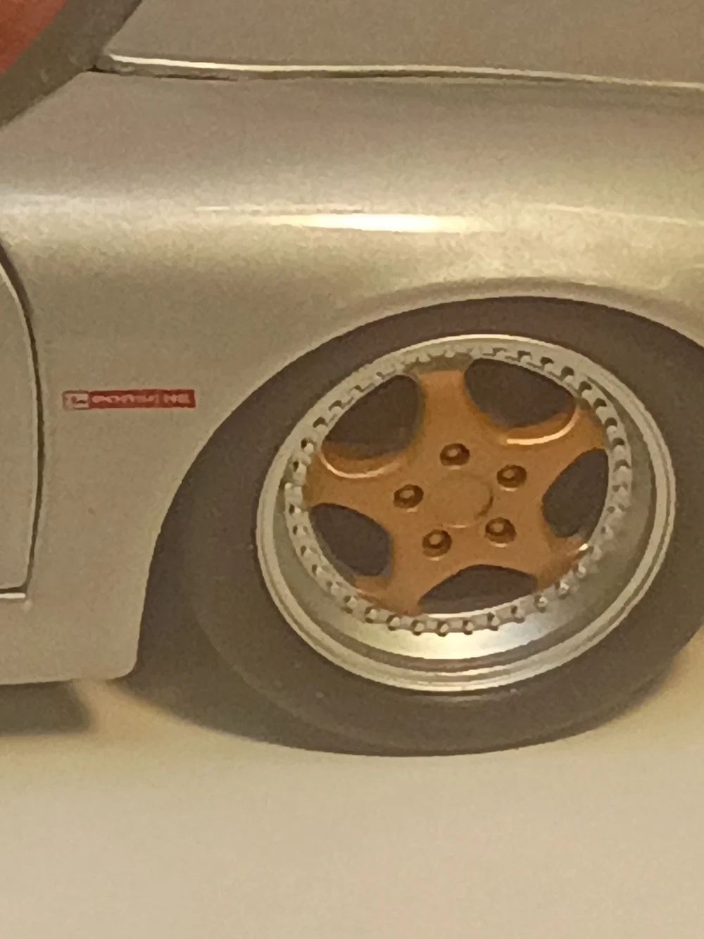 Porsche Boxster Silver Maisto 1.18 Scale Model Car Diecast